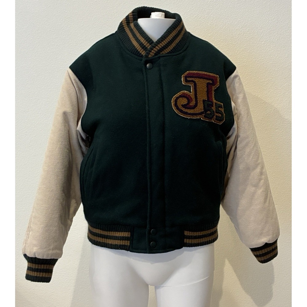 Vintage Jordache Wool Varsity Jacket Teen Girls M 12-14 Classic Retro 80's 90's
